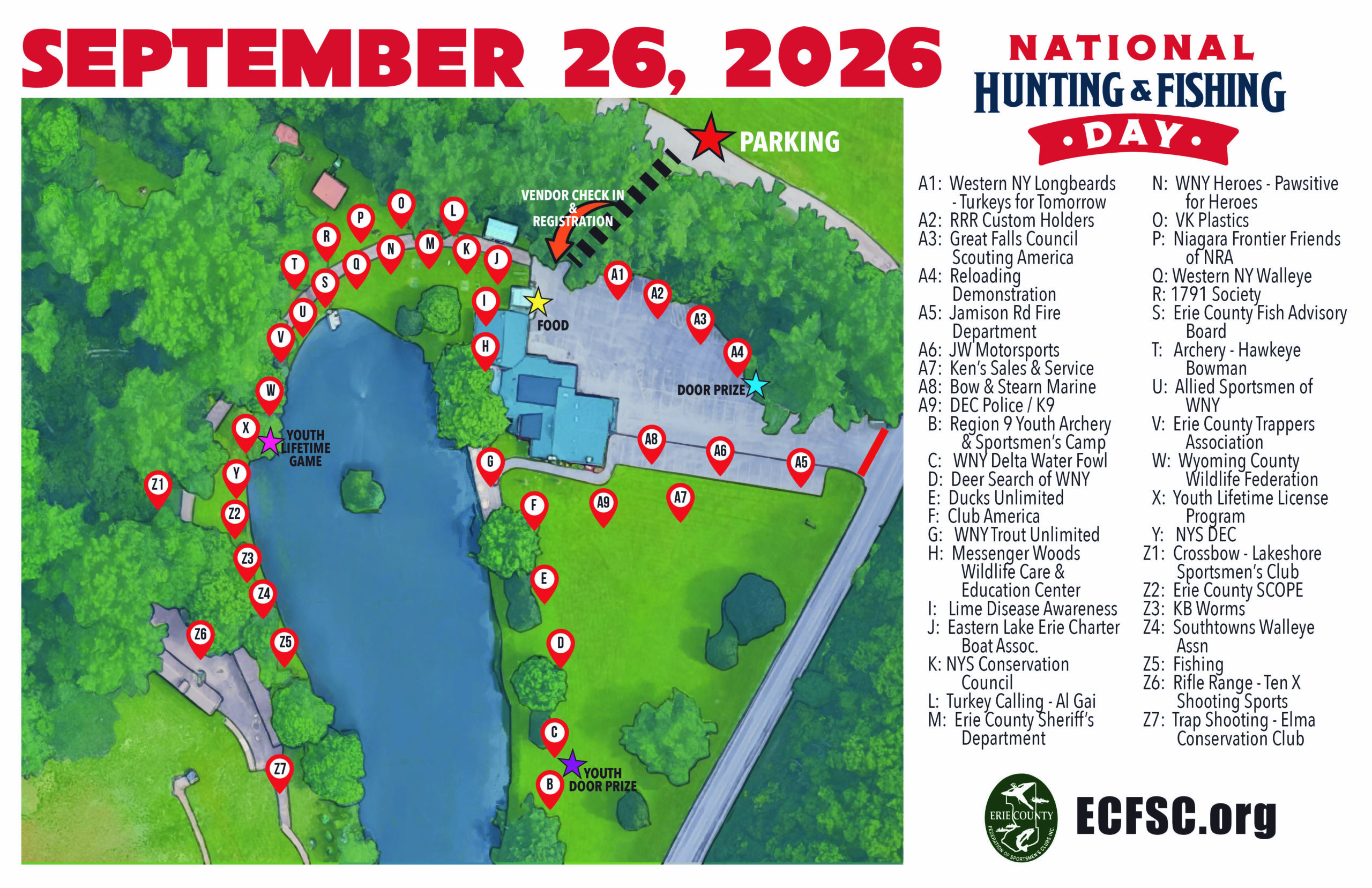2026MAP A list of the vendors.