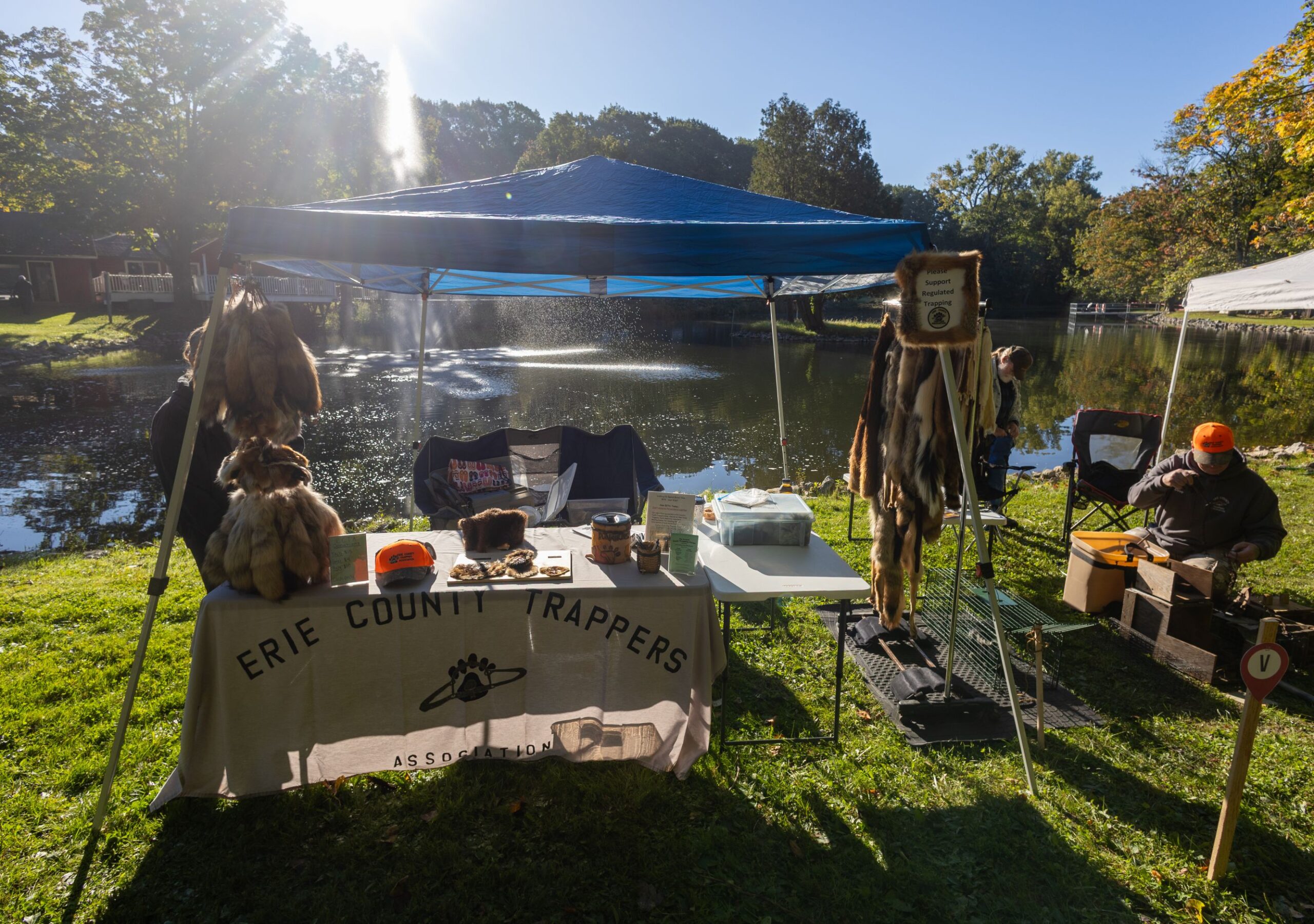 2026Sept26-011 Erie County Trappers display.