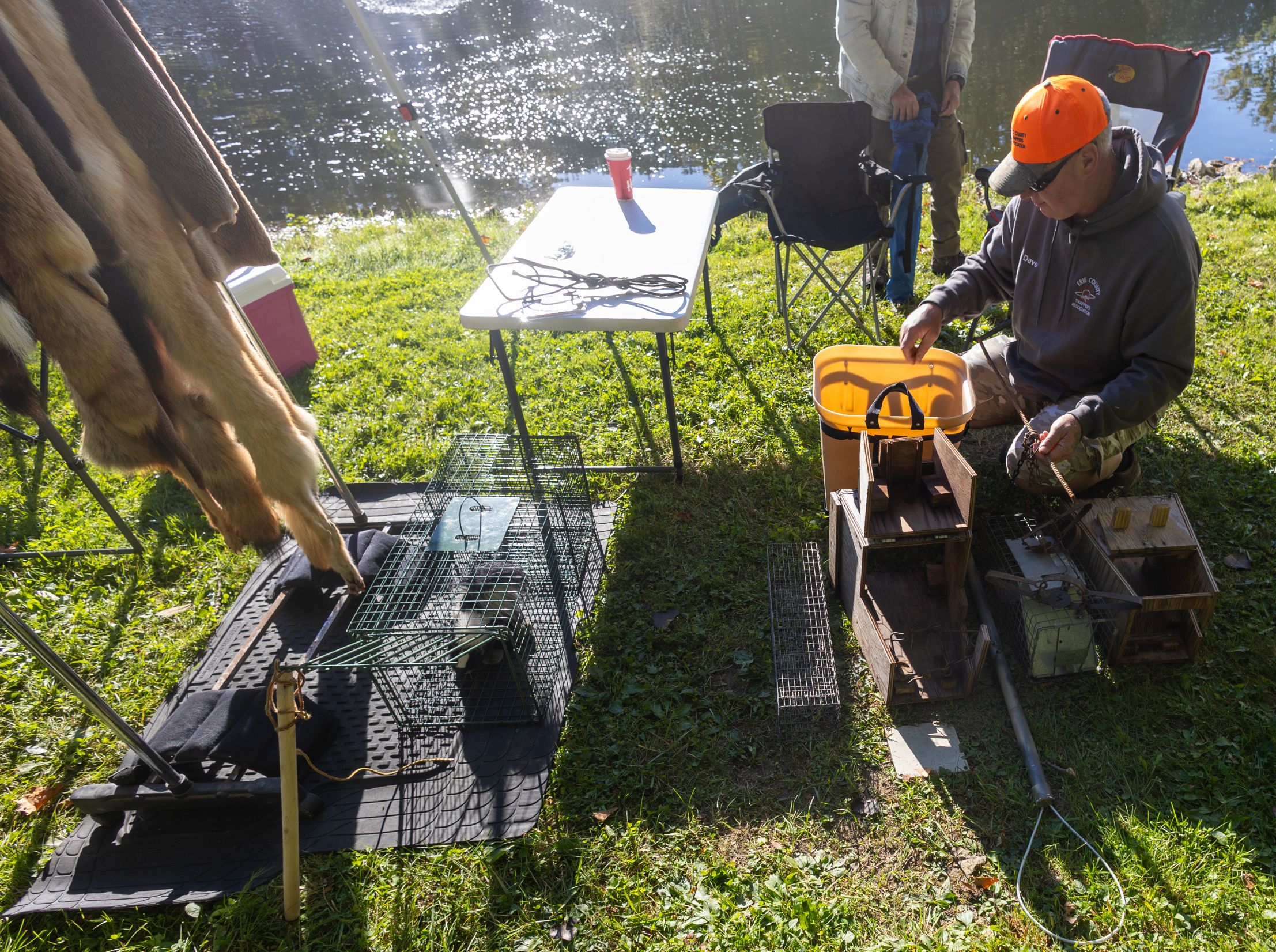 2026Sept26-012 Erie County Trappers equipment.