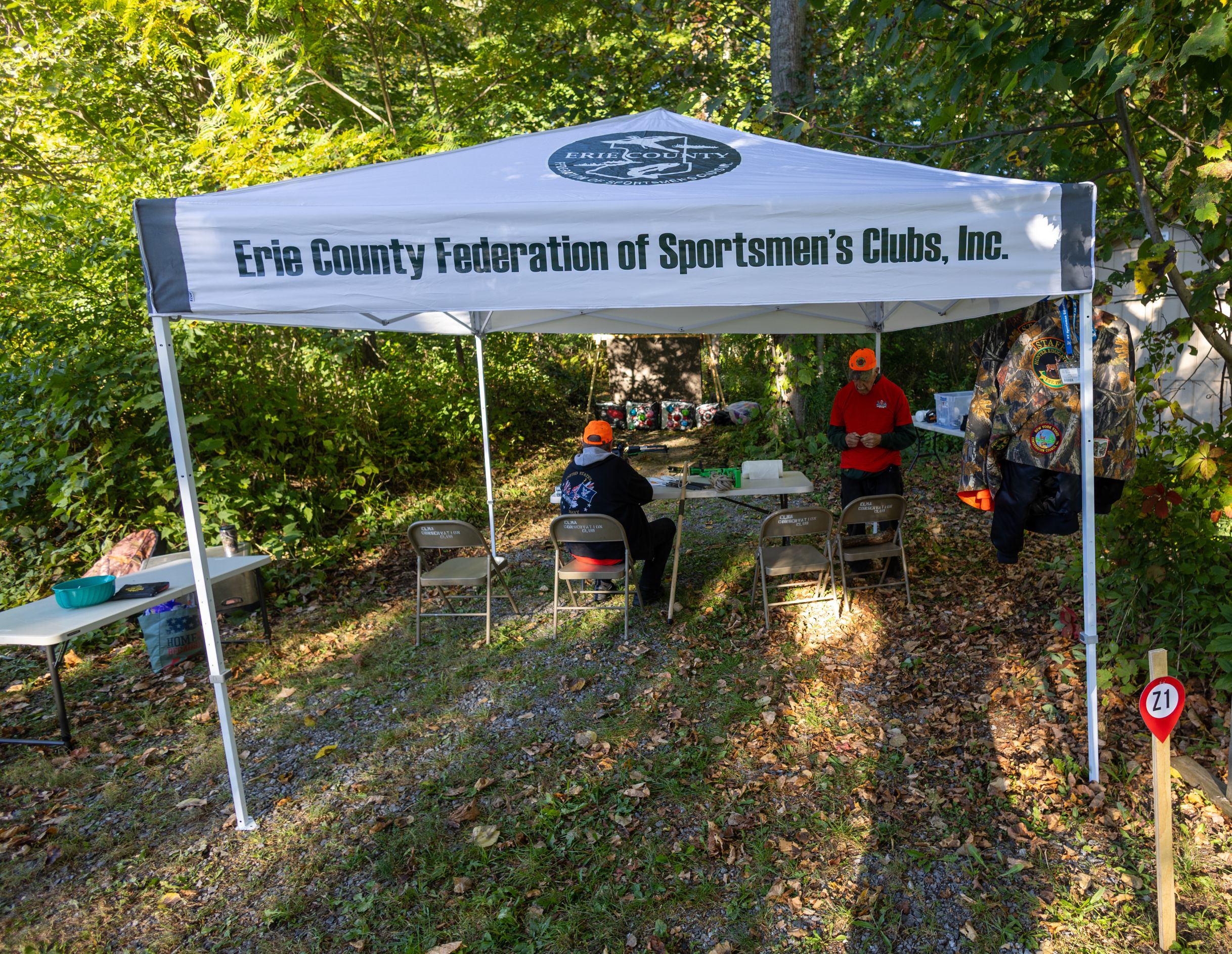 2026Sept26-017 Crossbow Range manned by Lakeshore Sportsmen's Club.