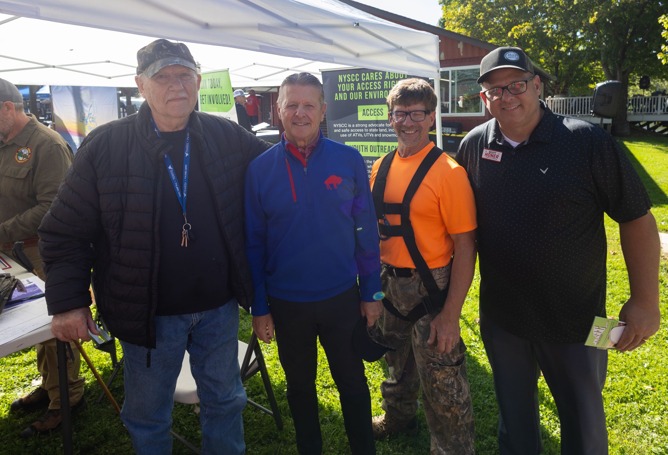 2026Sept26-060 NYSCC Lifetime Achievement Award winner Dan Ton poses with Pat Gallivan, Brian Krawczyk and Scott Horner.