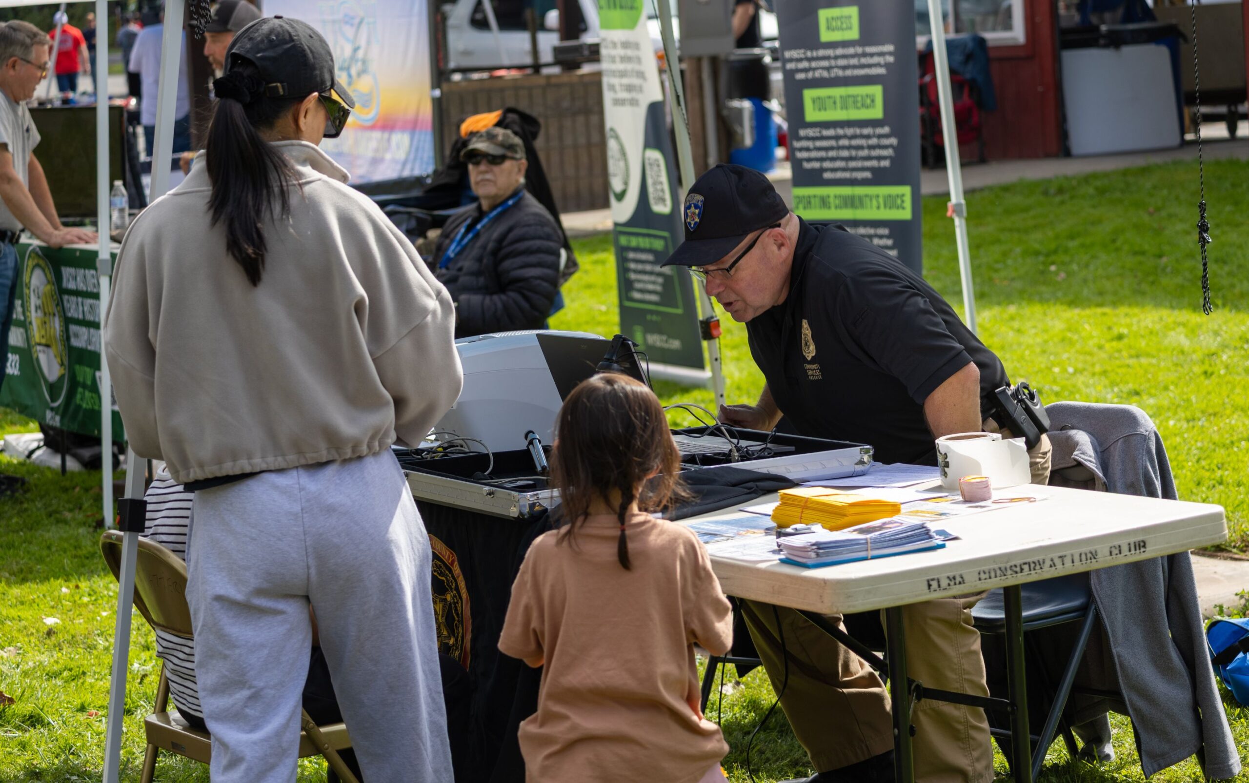 2026Sept26-079 Erie County Sheriffs Department with CHILD ID program.